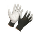 Black Polyurethane Grip Palm Fit Coated Work Safety Hand PU Gloves